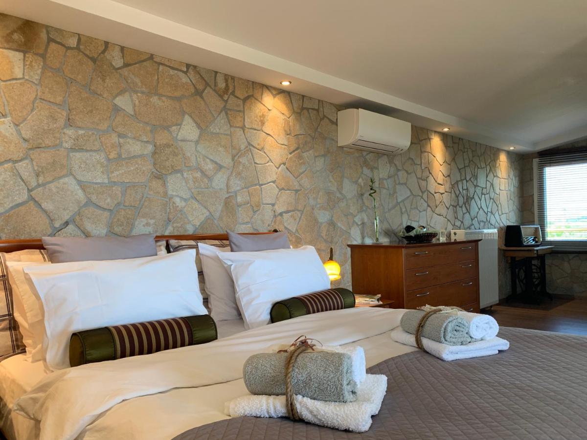 埃帕诺米Doormat# Wait 'N Sea, Jacuzzi, Luxury Stone House公寓 外观 照片
