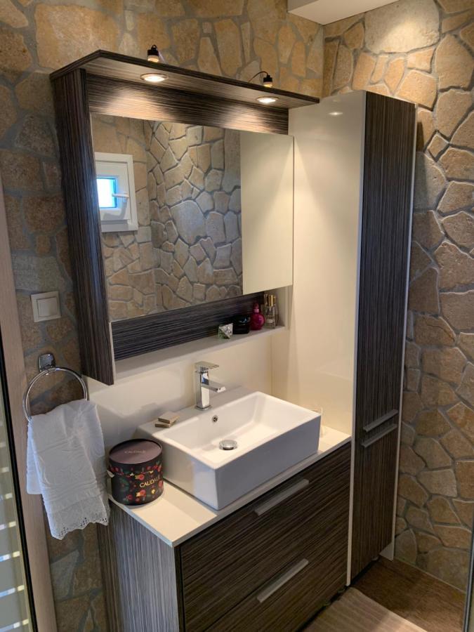 埃帕诺米Doormat# Wait 'N Sea, Jacuzzi, Luxury Stone House公寓 外观 照片