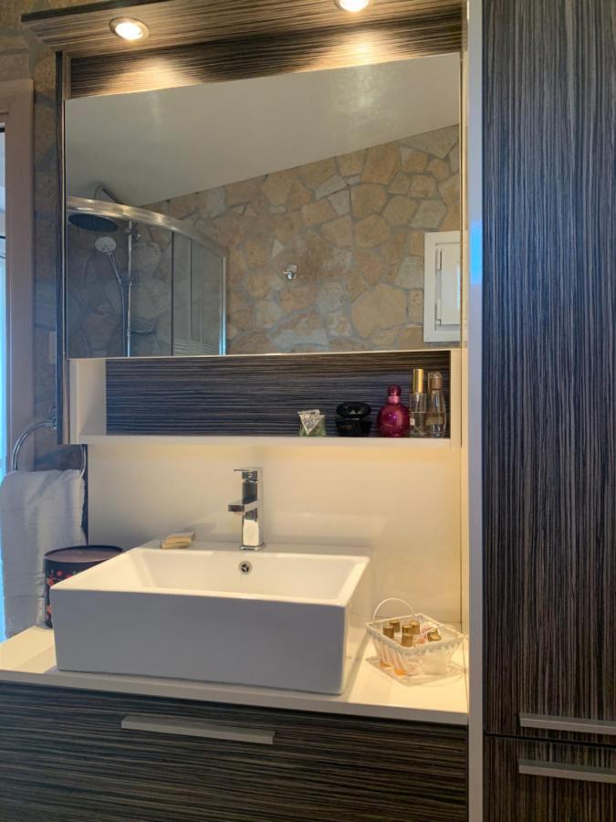 埃帕诺米Doormat# Wait 'N Sea, Jacuzzi, Luxury Stone House公寓 外观 照片