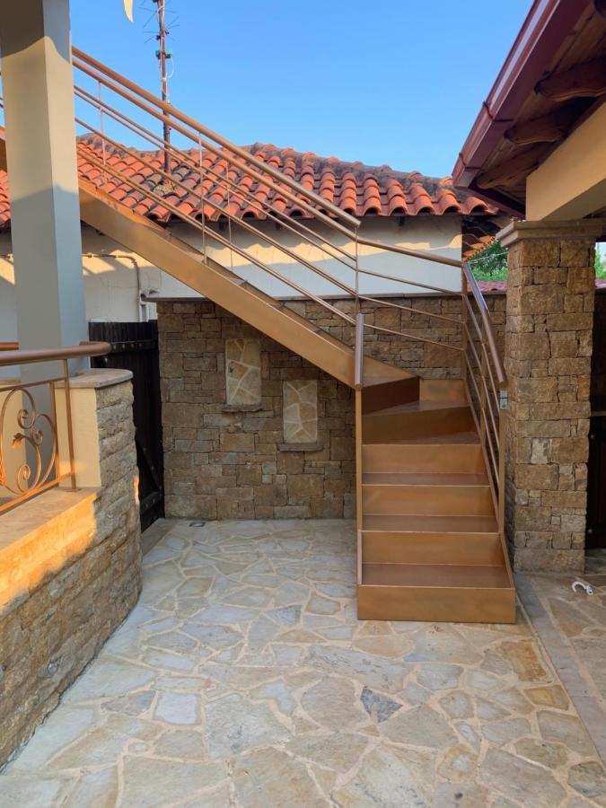 埃帕诺米Doormat# Wait 'N Sea, Jacuzzi, Luxury Stone House公寓 外观 照片